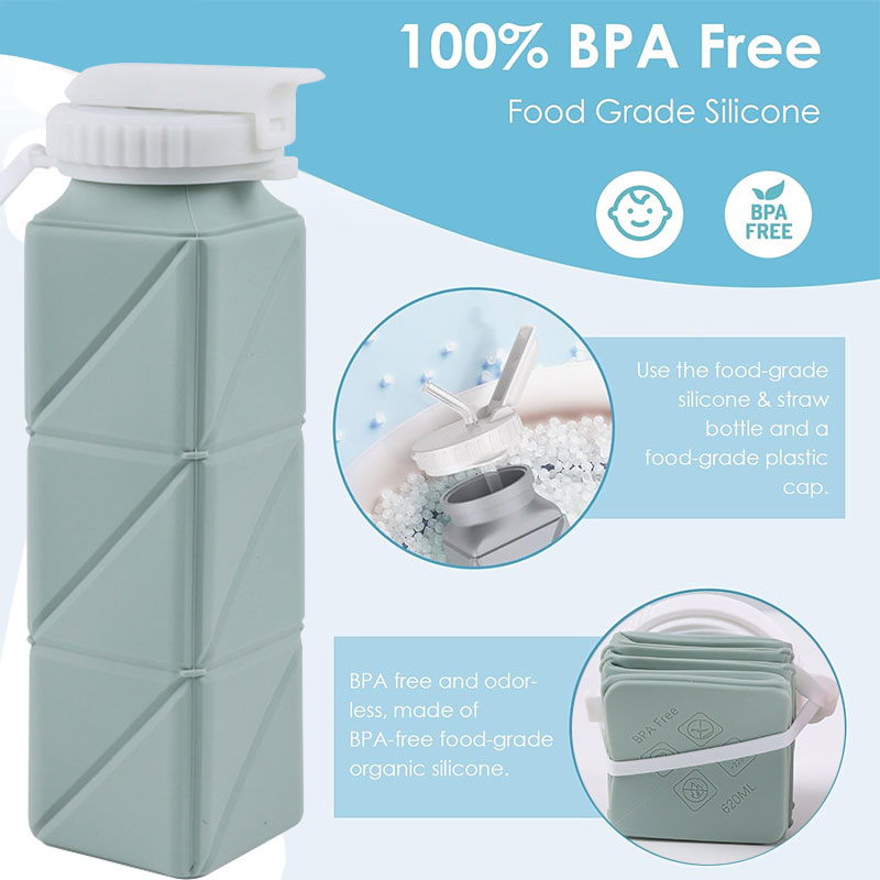 620ml Collapsible Water Bottle - Water Bag Collapsible ulasan dan harga