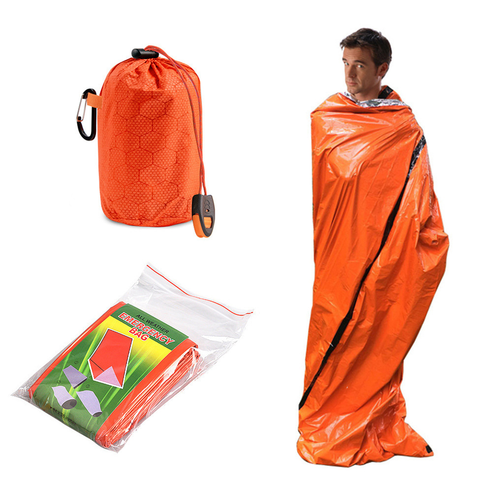 Thermal Sleeping Bag Portable  - Bivy Bag Emergency ulasan dan harga