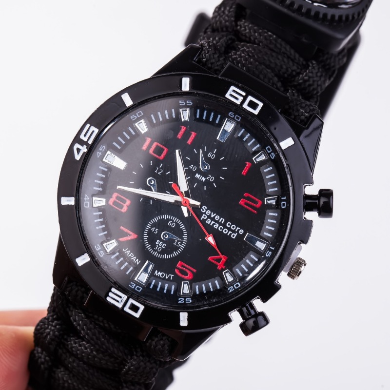 Multifunctional Outdoor Watch  - Fire Starting Kit ulasan dan harga