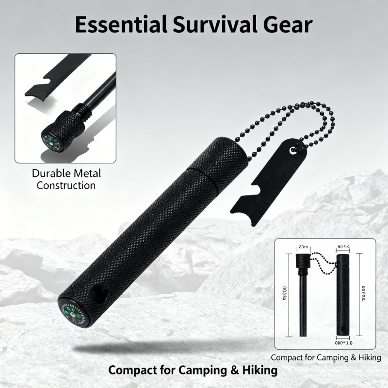 Magnesium Rod with Compass - W - Magnesium Fire Starter ulasan dan harga