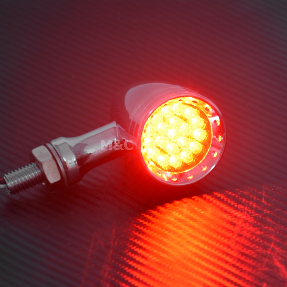 Motorcycle LED Turn Signal Bul - Signal Panel Orange ulasan dan harga