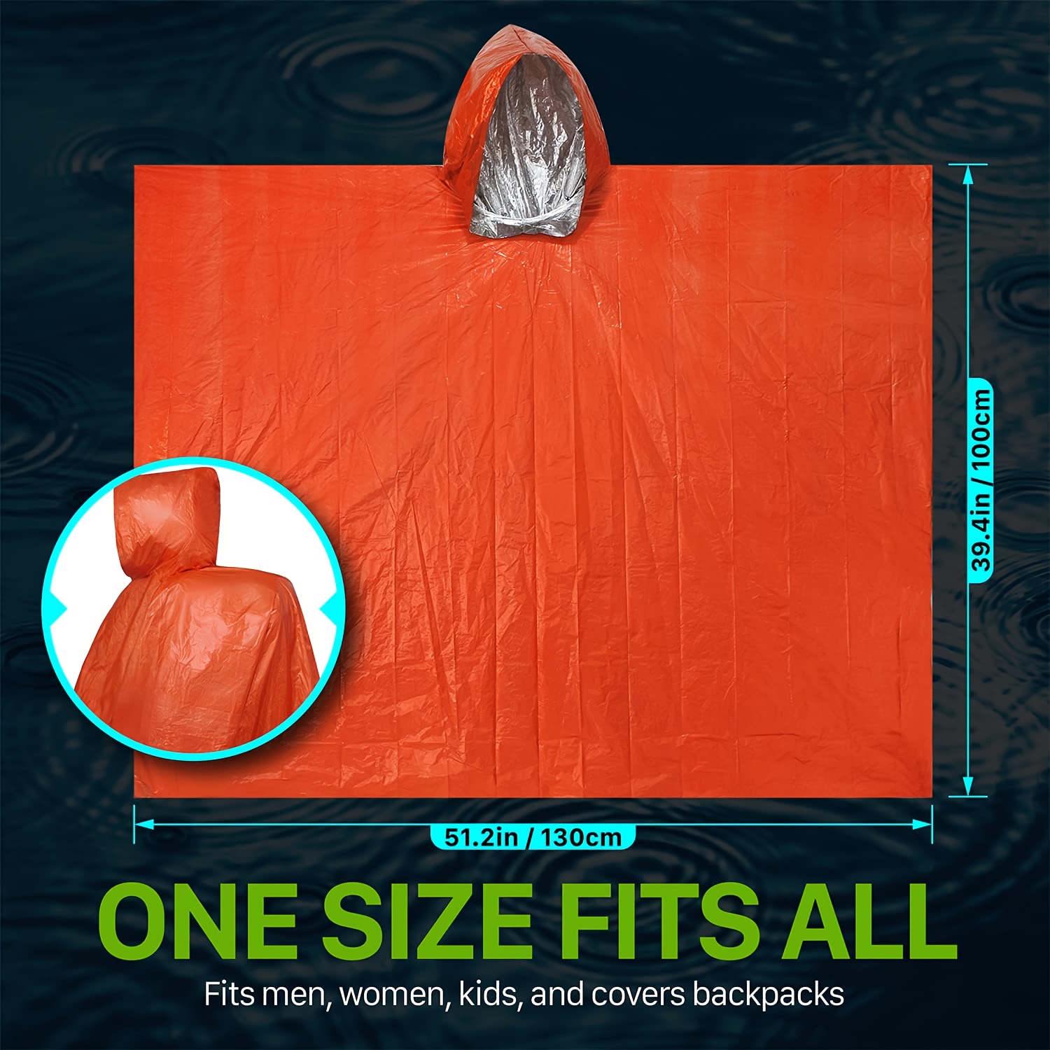 9Pcs Emergency Survival Kit, T - Bivy Bag Emergency ulasan dan harga