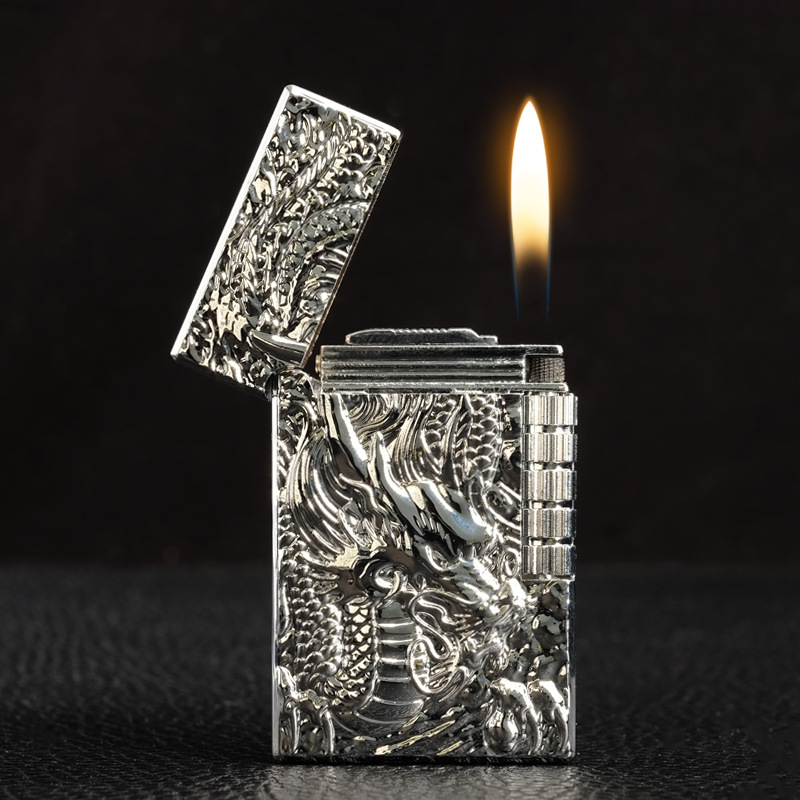 Dragon Gas Lighter Grinding Je - Fire Starting Kit ulasan dan harga