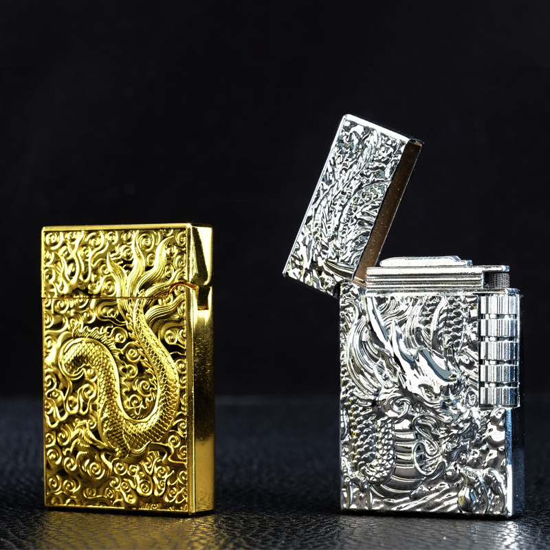Dragon Gas Lighter Grinding Je - Fire Starting Kit ulasan dan harga