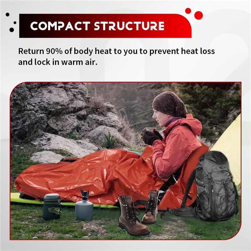 【STOCK】Emergency Sleeping Bag  - Bivy Bag Emergency ulasan dan harga