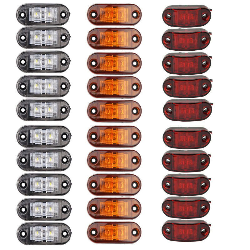 10PCS Warning Lights LEDs Diod - Signal Panel Orange ulasan dan harga