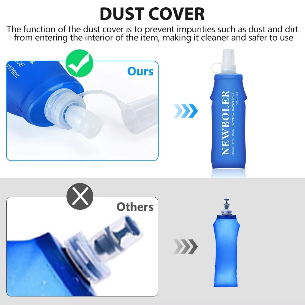NEWBOLER 250ml/500ml Outdoor C - Water Bag Collapsible ulasan dan harga