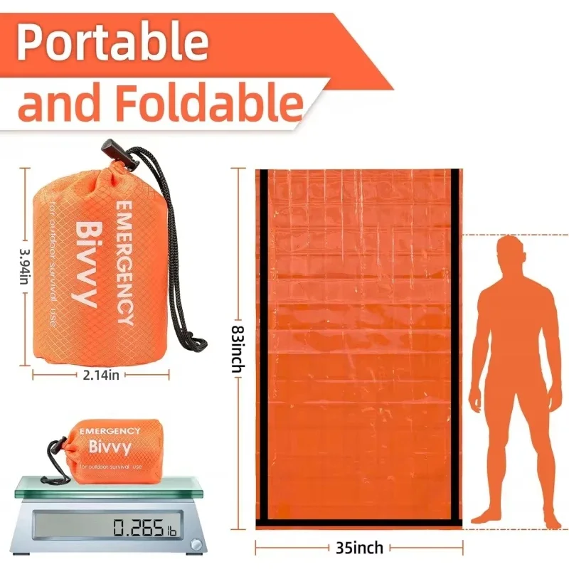 Emergency Sleeping Bag, PE Alu - Bivy Bag Emergency ulasan dan harga